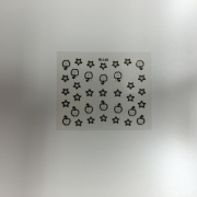 3D Sticker schwarz XF 178